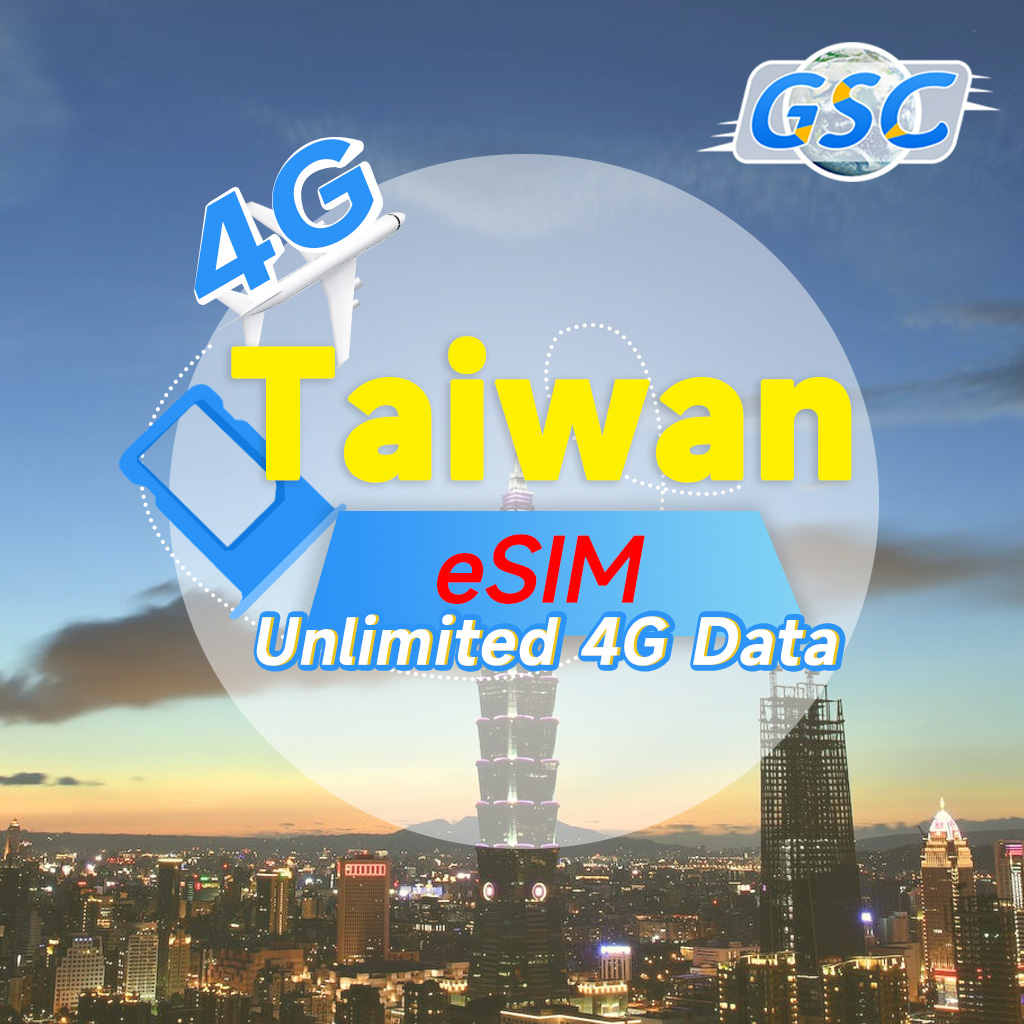 Taiwan eSIM 315Days 4G data sim card,unlimited Data Plans,Go