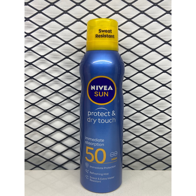 Nivea Sun Protect & Dry Touch SPF 50 Spray 200ml (Exp 08/2025) | Shopee
