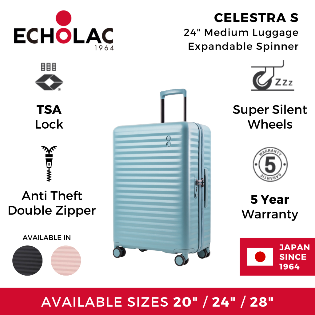 echolac-celestra-s-24-medium-luggage-expandable-spinner-shopee-singapore