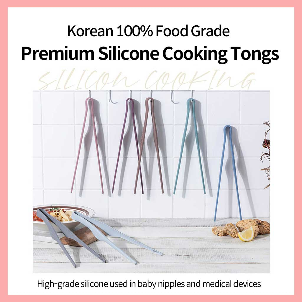 Platinum Silicone Tongs | Taupe