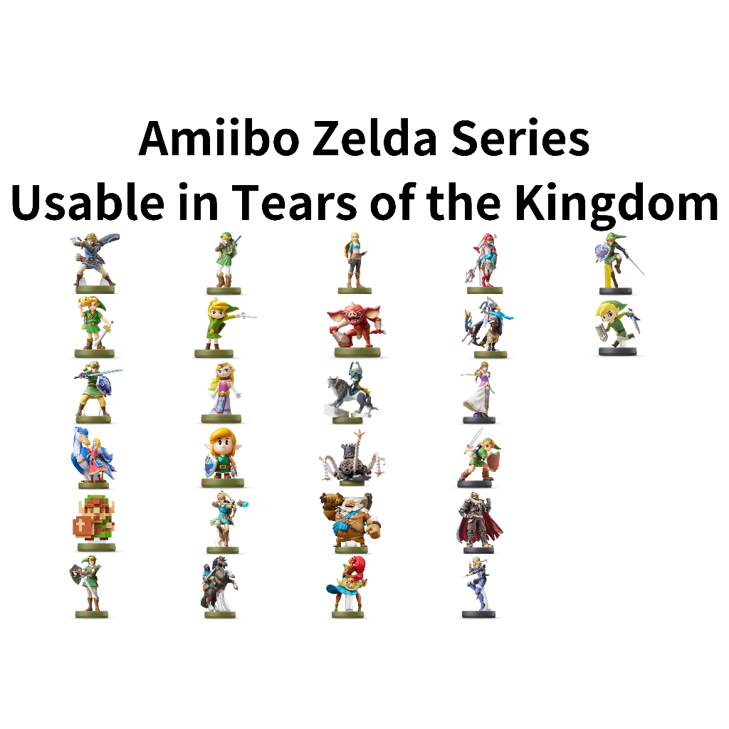 Nintendo Amiibo The Legend of Zelda series (Usable in Tears of Kingdom