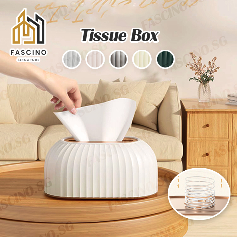 Leather Tissue Box Cover Holder Square Tissues Case Roll Paper Dispenser