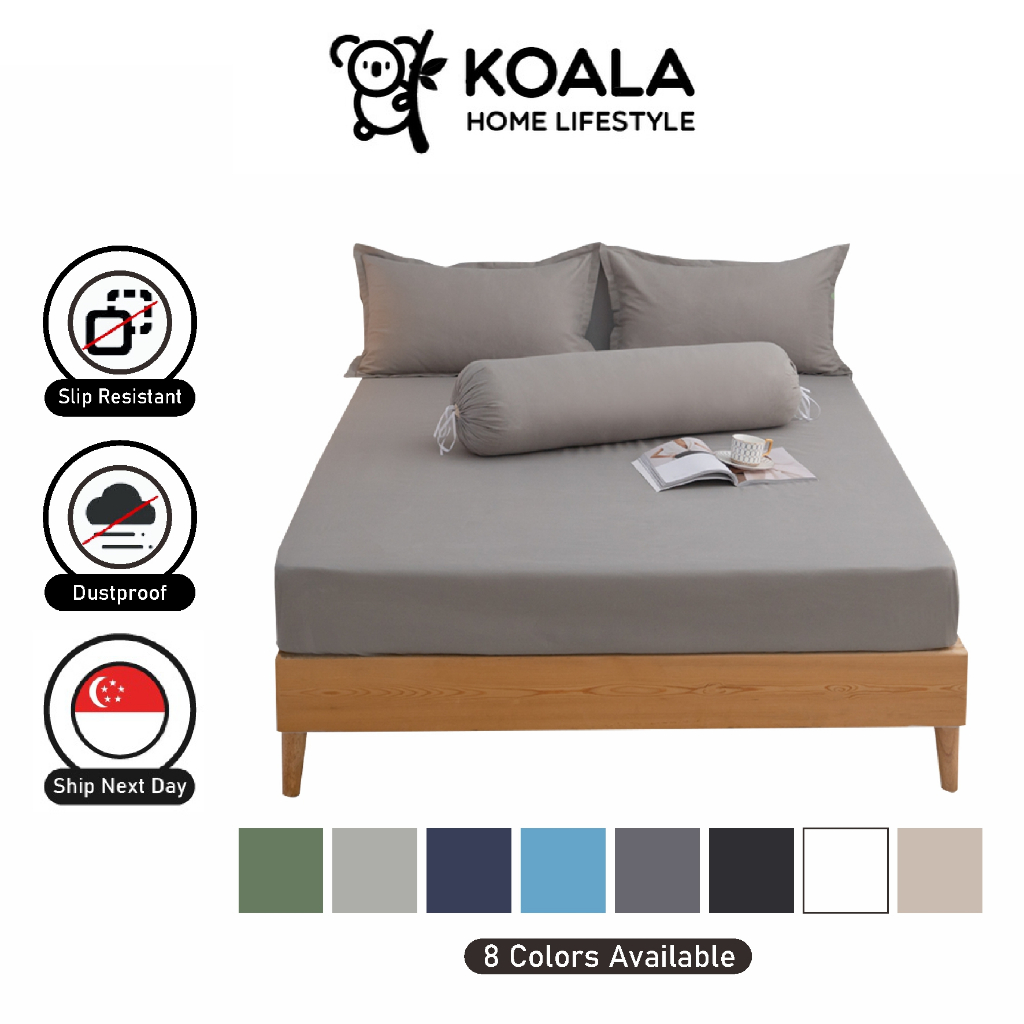 🇸🇬Koala Home🔥Bedsheet/Bed Sheet/fitted sheet/Single/Super Single/Queen/King Size Bedsheet