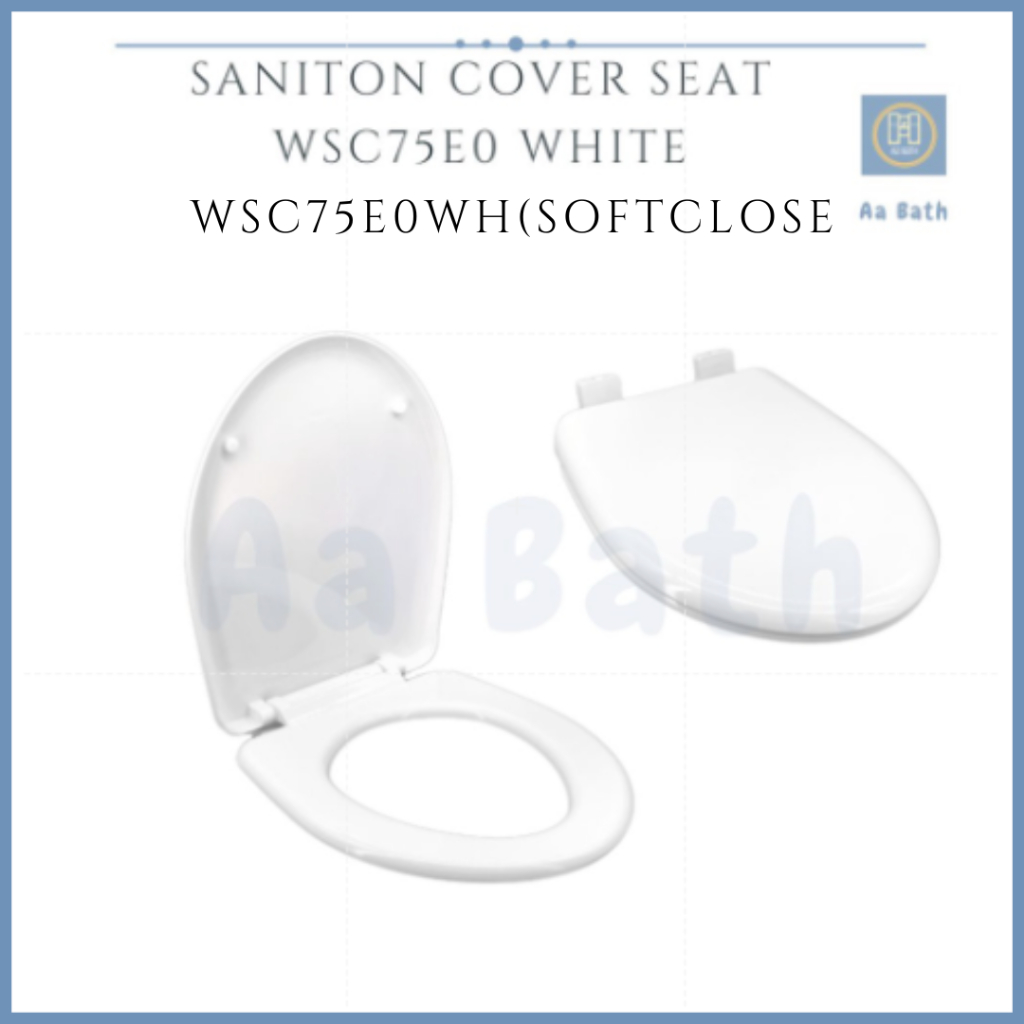 [Local Seller] Saniton Toilet Bowl Seats Covers (Singapore) Colour Seat Cover white/blue/pink