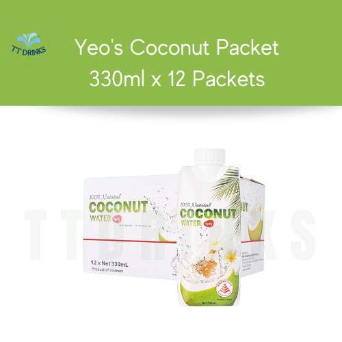 Yeos Packet 100 Coconut Water Packet 310ml x 12packets Shopee
