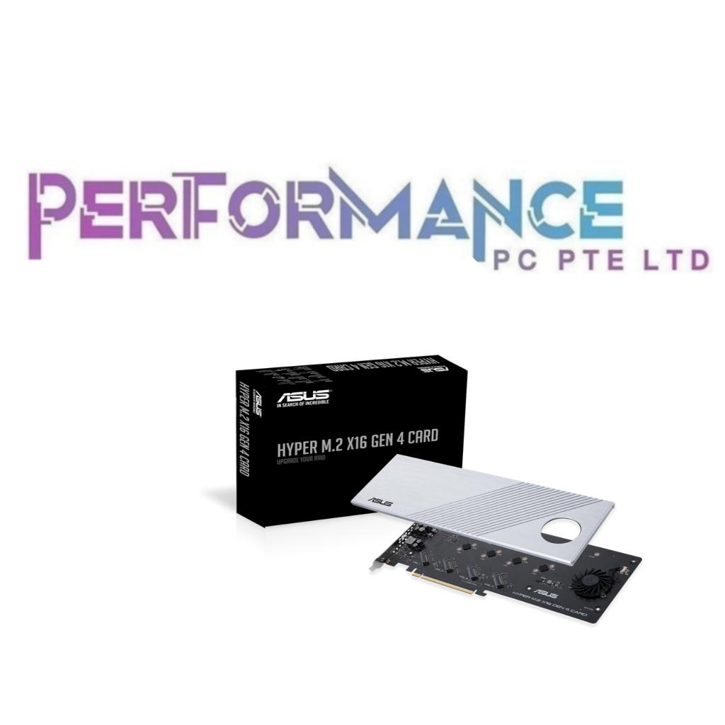 Asus hyper m 2 x16 gen 4 pcie 4 0 card 1 year warranty ban leong