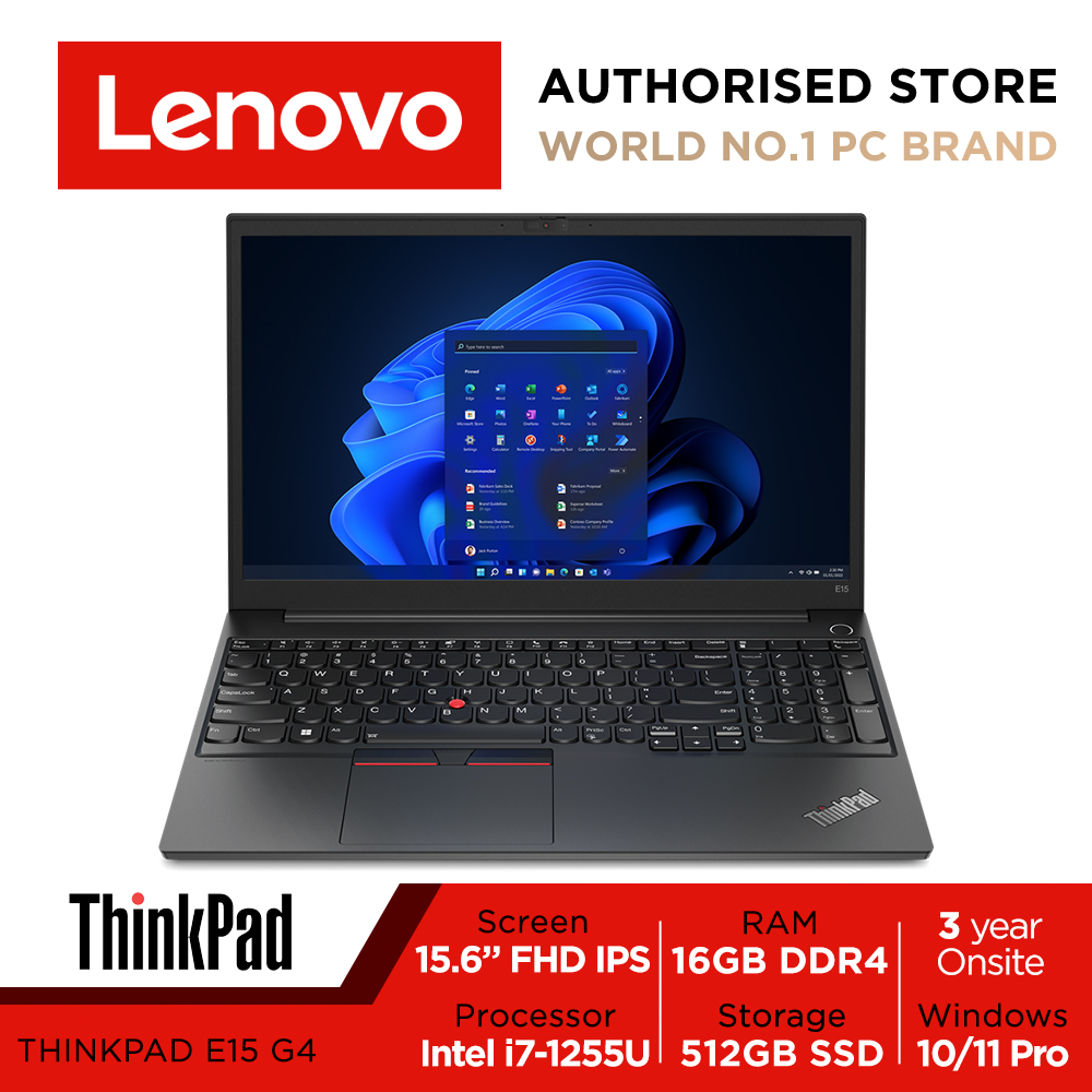 [Free 3Y Onsite] Lenovo ThinkPad E15 Gen 4 | 21E600E4SG | 15.6