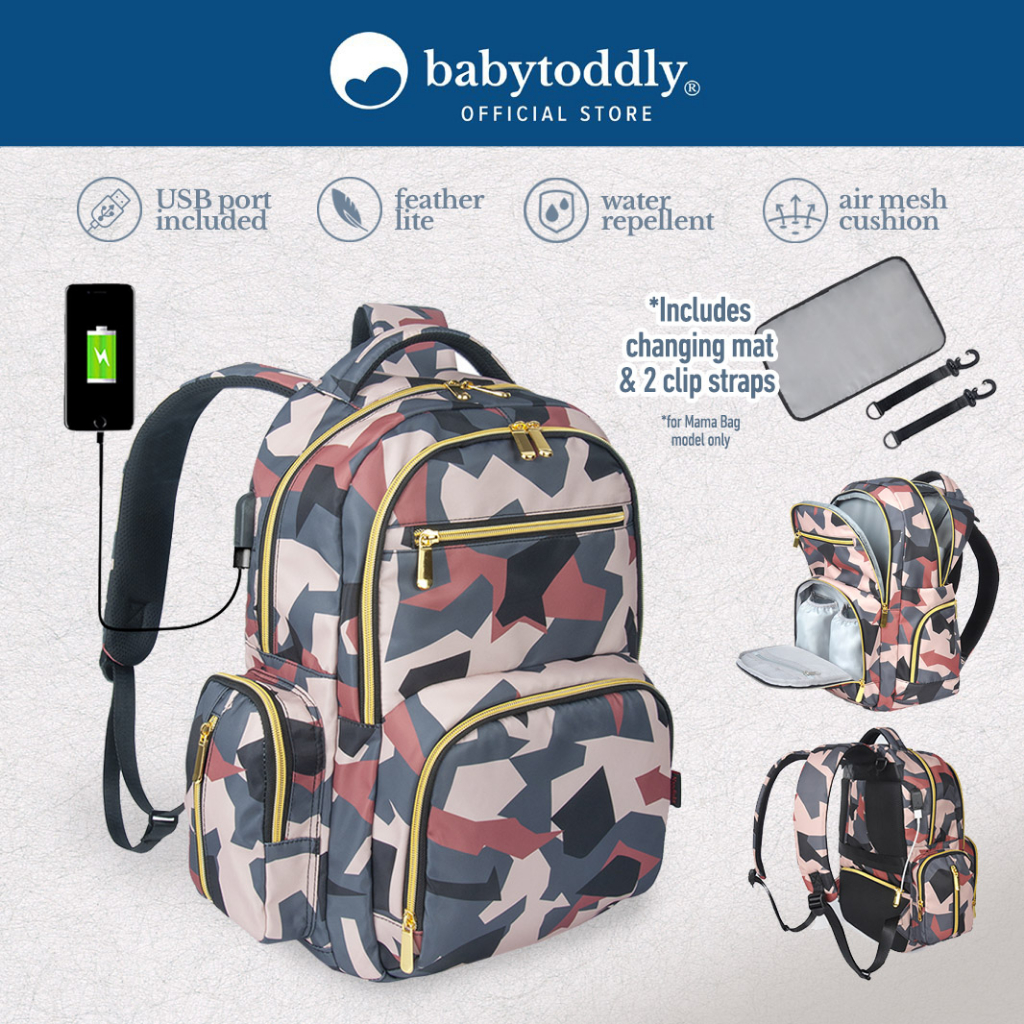 Nandiska By Mothernest Laptop Backpack With USB Port Feather-Lite