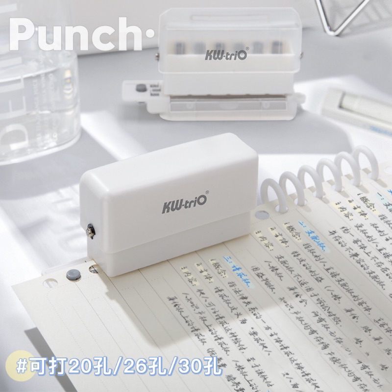 6Hole Punch Cute Paper Punches Portable Mini Hole Puncher for A4 B5 A4