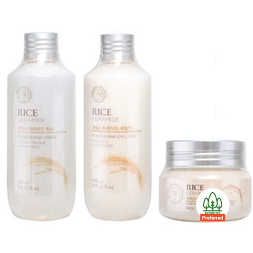 [The Face Shop] Rice & Ceramide Moisture Toner/Emulsion/cream/three