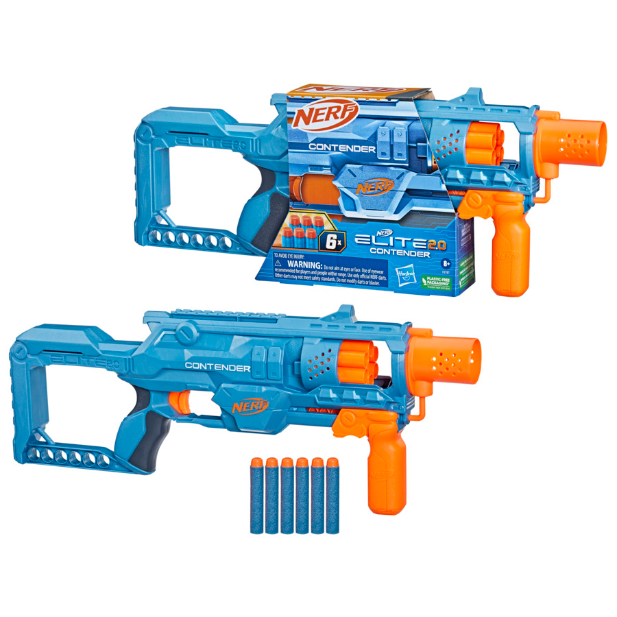 Nerf Hyper Bundle, Siege-50 Pump-Action Blaster, 65 Nerf Hyper Rounds