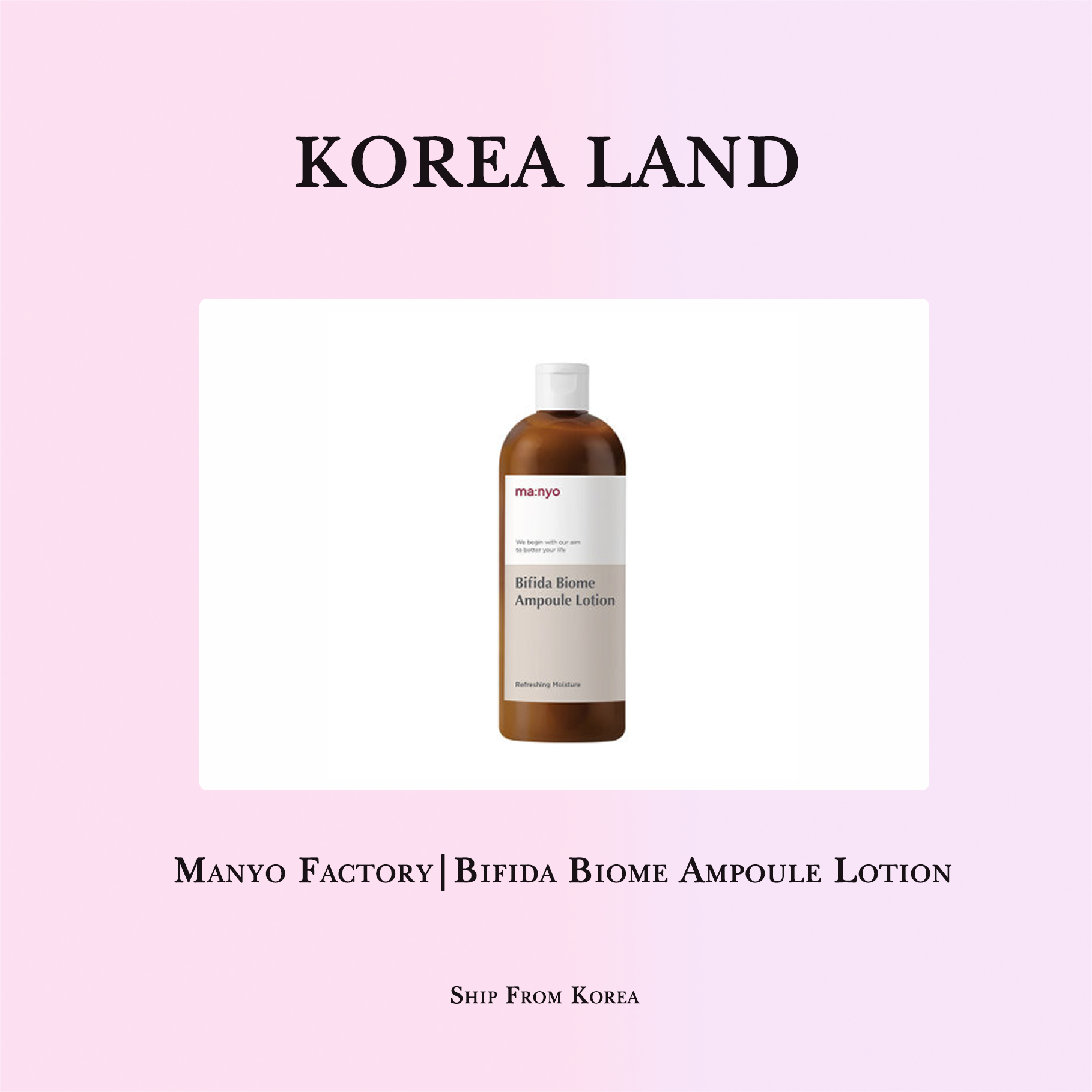 Manyo Factory | Bifida Biome Ampoule Lotion (300ml) | Shopee Singapore