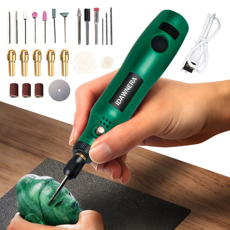 Rechargeable Cordless Mini Engraver Pen DIY Engraving Tool Kit For Metal  Glass Ceramic Plastic Wood Jewelry