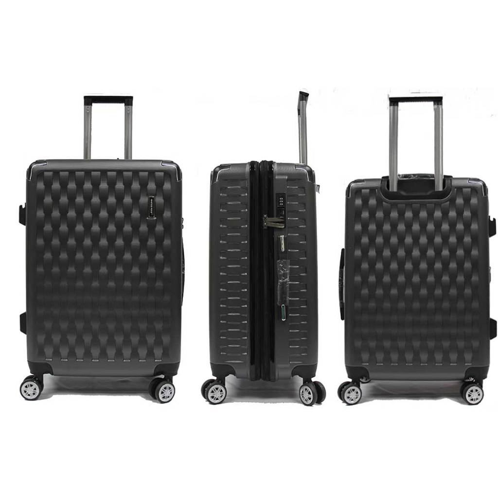 Ricochetting Polycarbonate Expandable Luggage Antitheft Zippers Spinner Wheels Recessed TSA