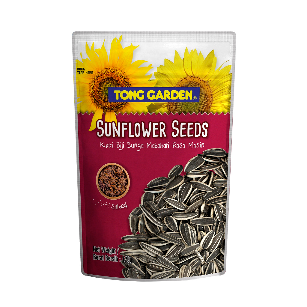 Tong Garden Salted Sunflower Seeds With Shell 120G (Halal) Shopee Singapore