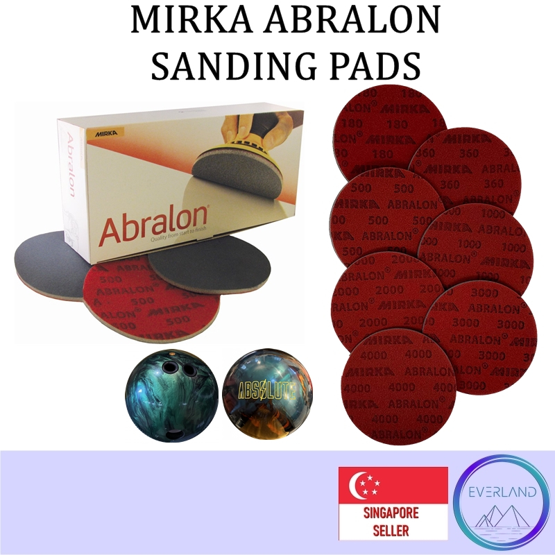 [SG LOWEST PRICE] MIRKA BOWLING BALL ABRALON PAD/ SANDING PAD Shopee