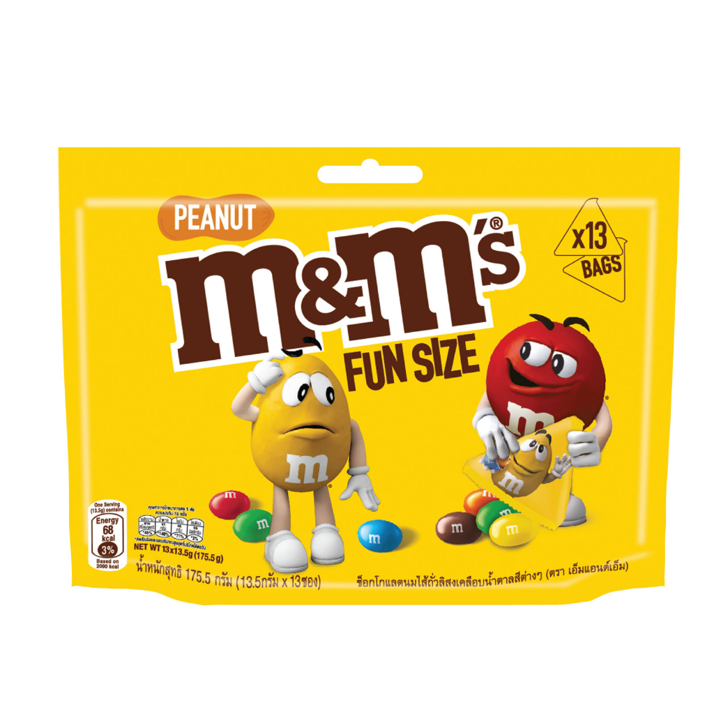 M&M’s Peanut Chocolate Funsize 175.5 g Shopee Singapore