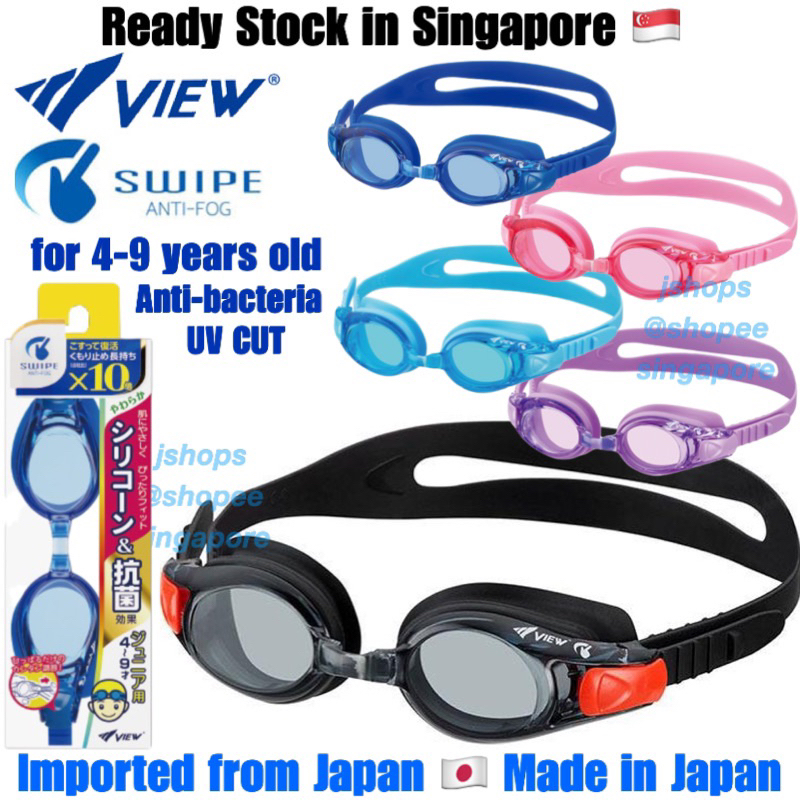 【Ready Stock in SG】Japan VIEW Swimming Goggles V780JSA Junior Version ...