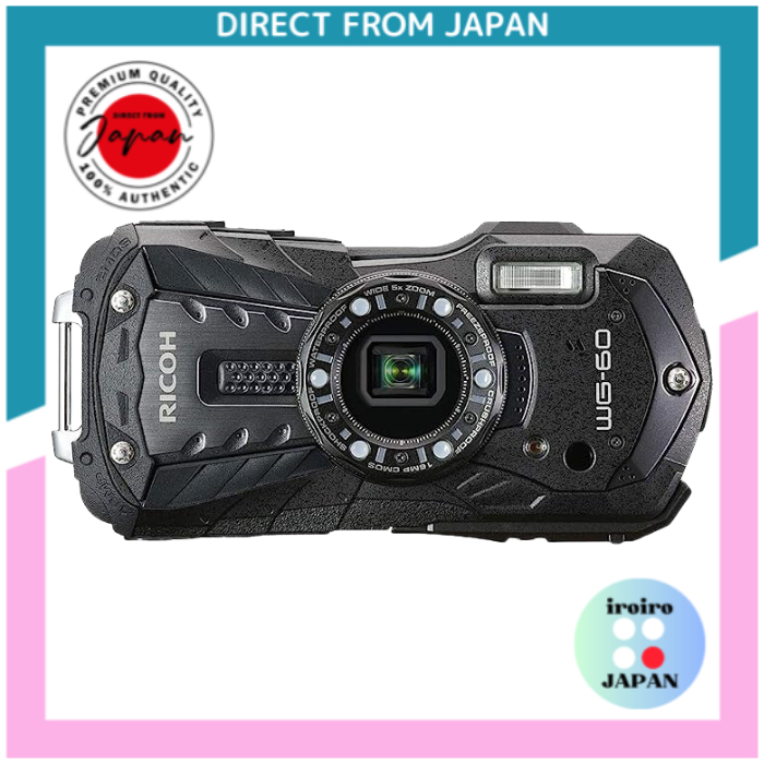 Direct from Japan RICOH WG-60 Black Full-Scale Waterproof Digital