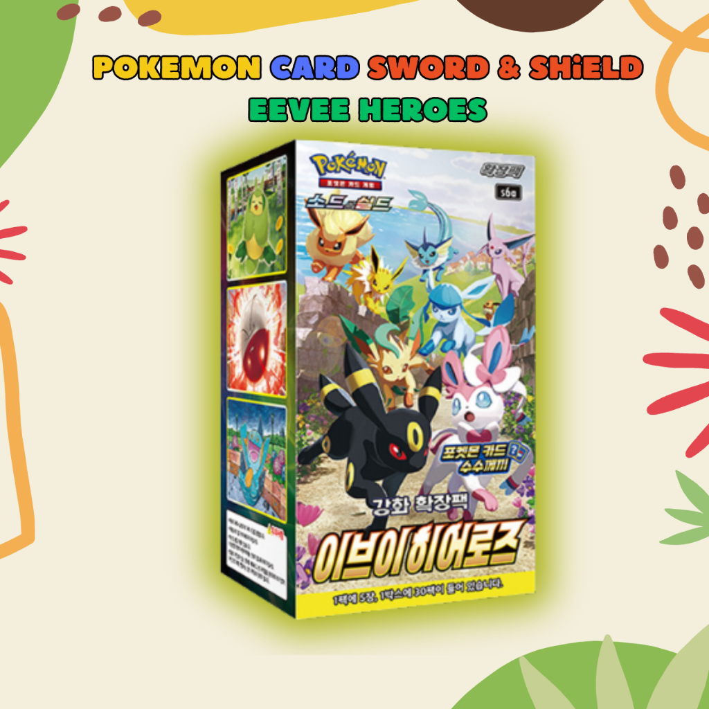 pokemon tcg twilight masquerade booster box Pokemon TCG Game Eevee Heroes s6a Booster Box Korean – Eclipse Games Pty Ltd