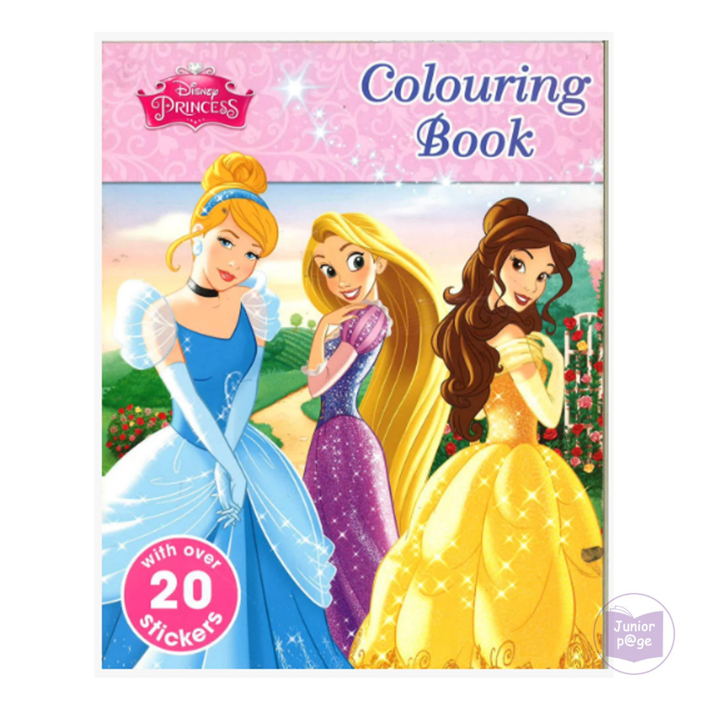 Disney Princess Colouring Book Shopee Singapore