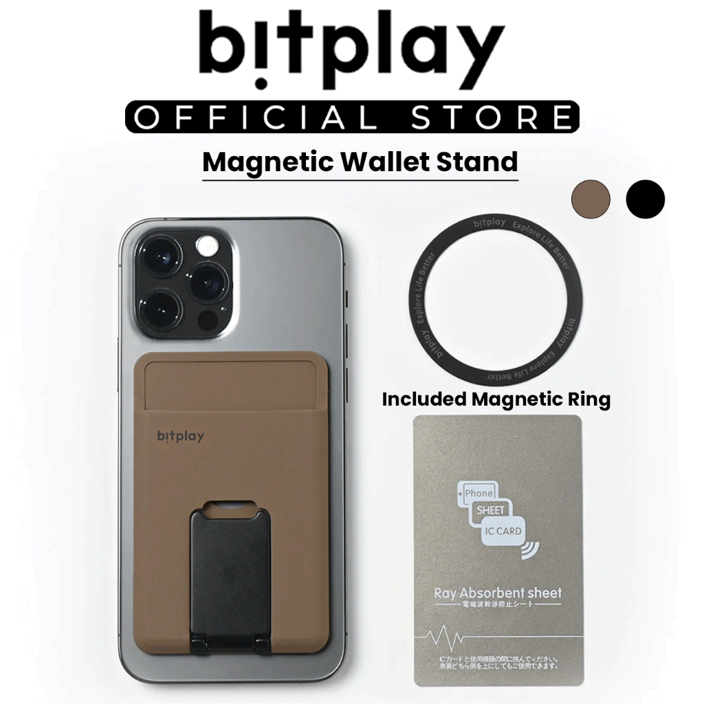 [Bitplay SG] Card Holder Wallet With Stand Included