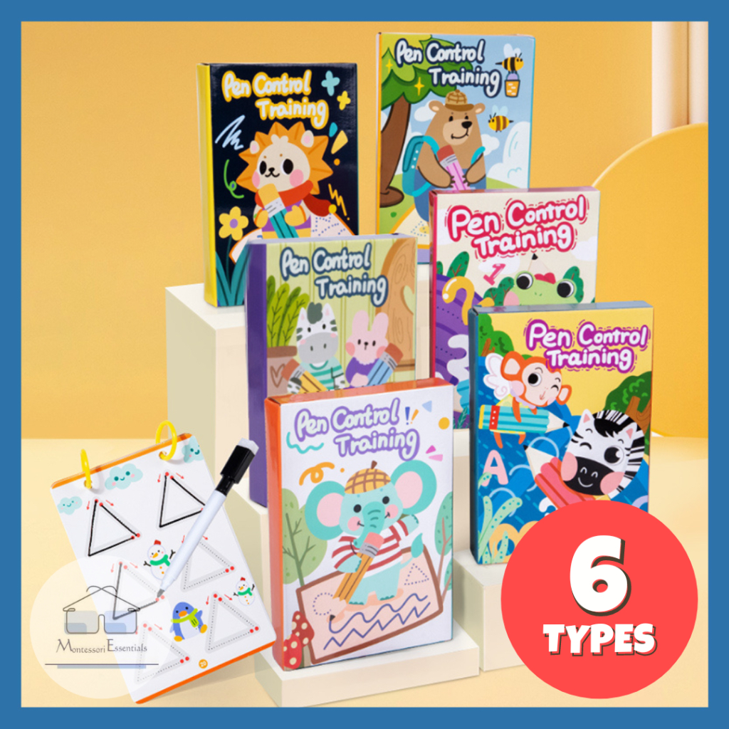 [SG STOCK] Pen Control Training Wipe Clean Children Books Early ...