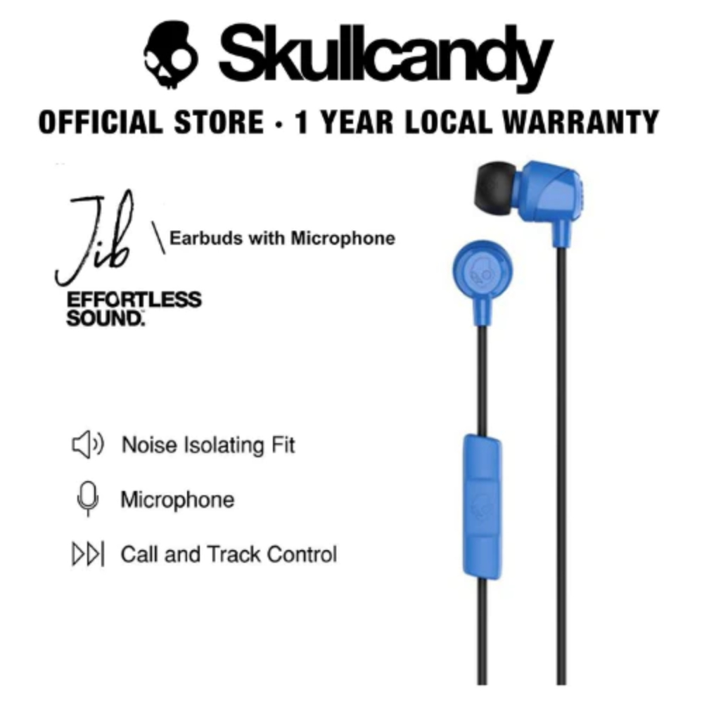 Skullcandy Jib Earbuds with Microphone Shopee Singapore