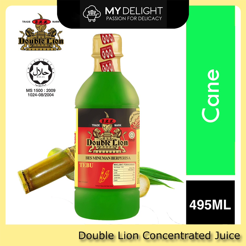 🔥SG READY STOCK🔥 495ml HALAL Double LION Cordial Concentrate Syrup Base ...