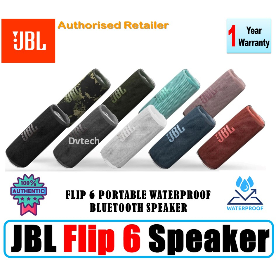9.9 SALE!!! JBL Flip 6 Portable Waterproof Bluetooth Speaker Local