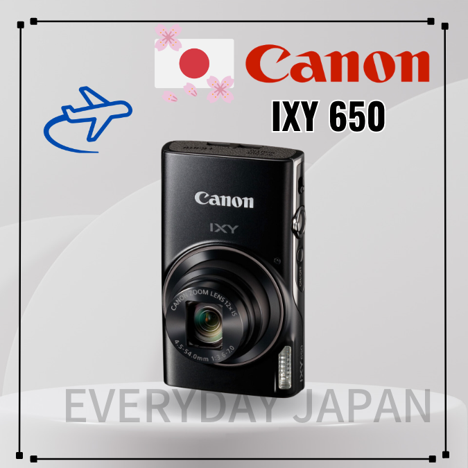 DIRECT FROM JAPAN］Canon IXY 650 Black Compact Digital Camera
