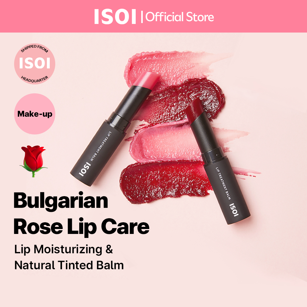 ISOI Lip Treatment Balm 5g (Pure Red,Baby Pink) Shopee Singapore