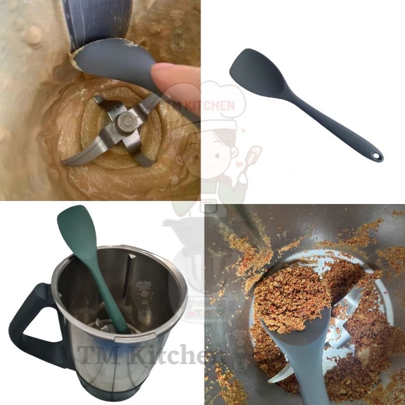 Thermomix Essential Accessories Heat Resistant Silicone Spoon Spatula ...