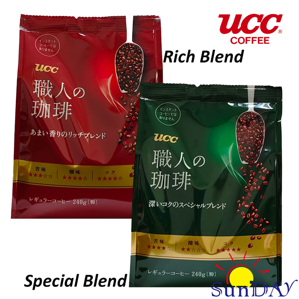 UCC Craftsman's Coffee Ground Coffee Powder (Special Blend Deep