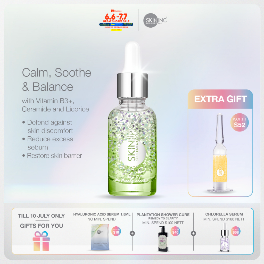 Skin Inc My Daily Dose® of Armour, 20ml Wonder Serum Soothe, & Balance, Vitamin B3