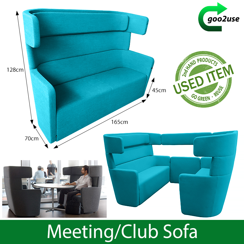[FREE DELIVERY] Meeting Sofa Set Gathering Lounge Club Chair High Back