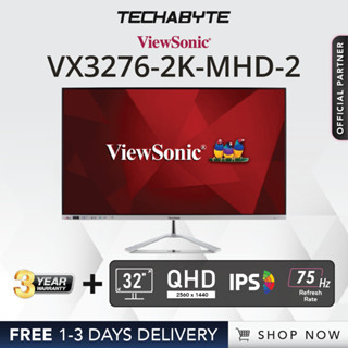 Moniteur Vewsonic 2k Multimédia 32 IPS QHD VX3276-2K-MHD-2 