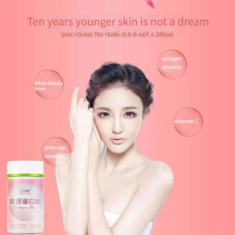 【SG STOCK】Collagen Tablets Beauty Collagen Peptide Tablets Pills Non probiotic Collagen Powder