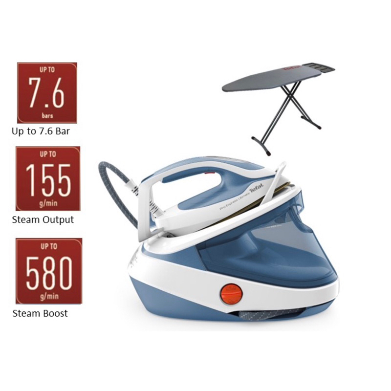 Tefal Pro Express Ultimate II Steam Generator GV9710 (FREE Ironing