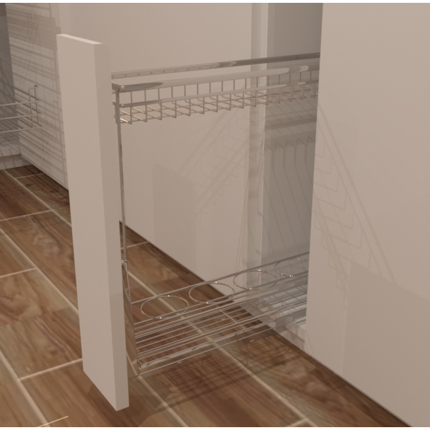 EXCEL 2 Tier Multifunction Drawer Basket with Soft Stop E038S Shopee