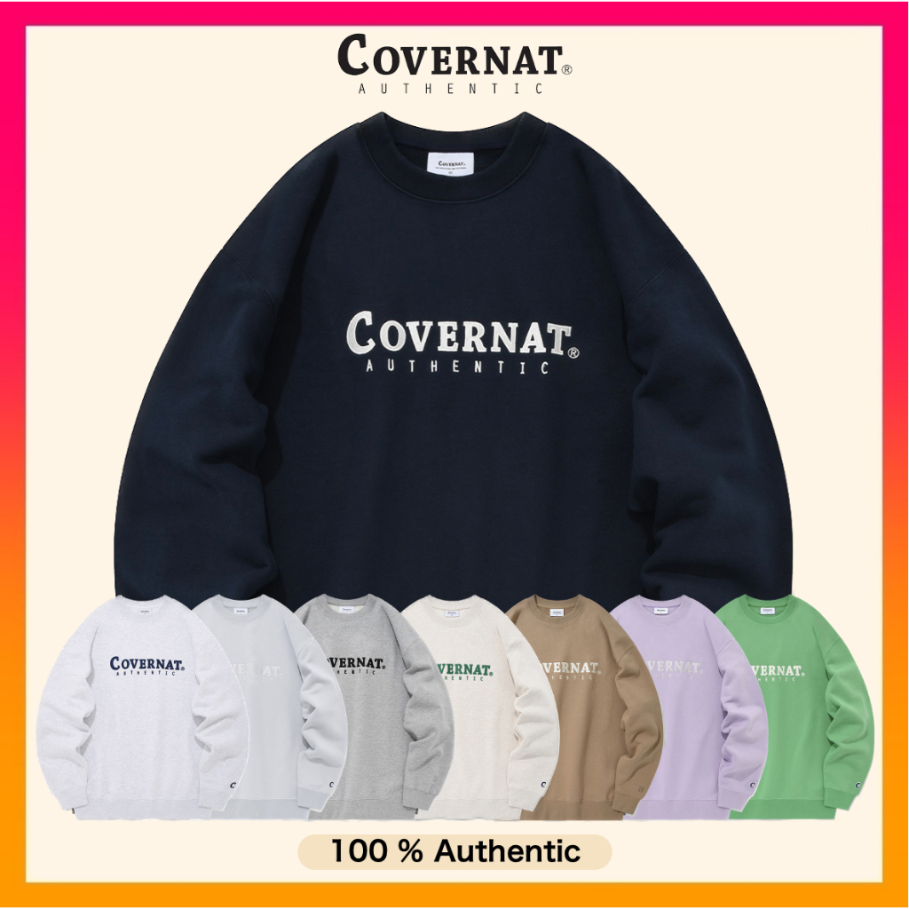 [COVERNAT]★24FW★韓国人気★AUTHENTIC LOGO SWEATSHIRT 