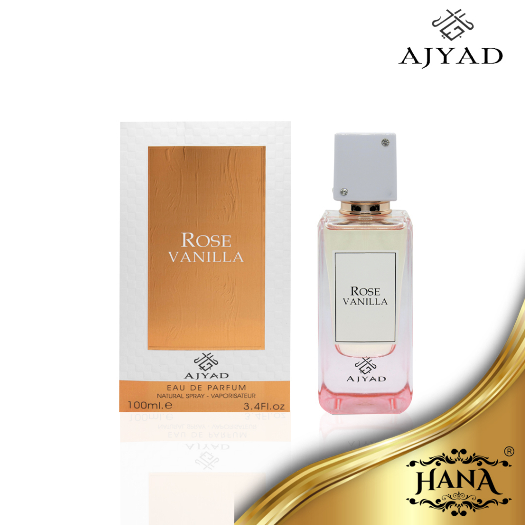 Ajyad Rose Vanilla EDP Perfume 100ml by Oud Al Anfar | Shopee Singapore