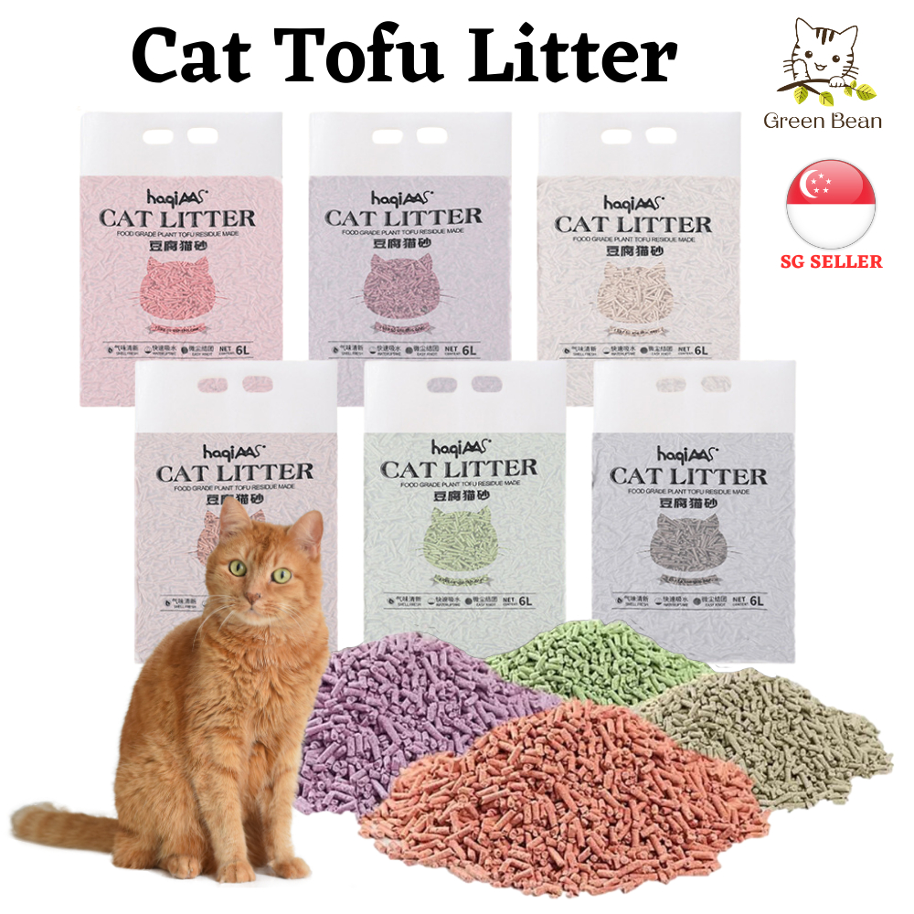 [SG SELLER] Tofu Cat Litter Cat Cleaning Clump Litter Cat Litter Sands