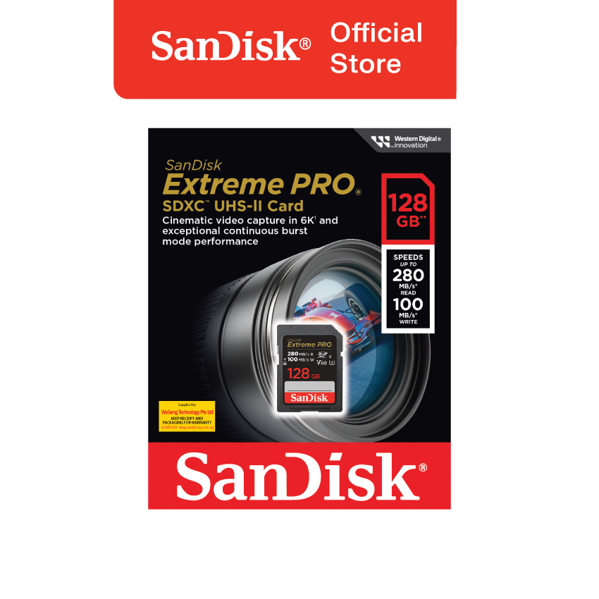 SanDisk Extreme PRO SDXC™ UHS-II Card V60 | Shopee Singapore