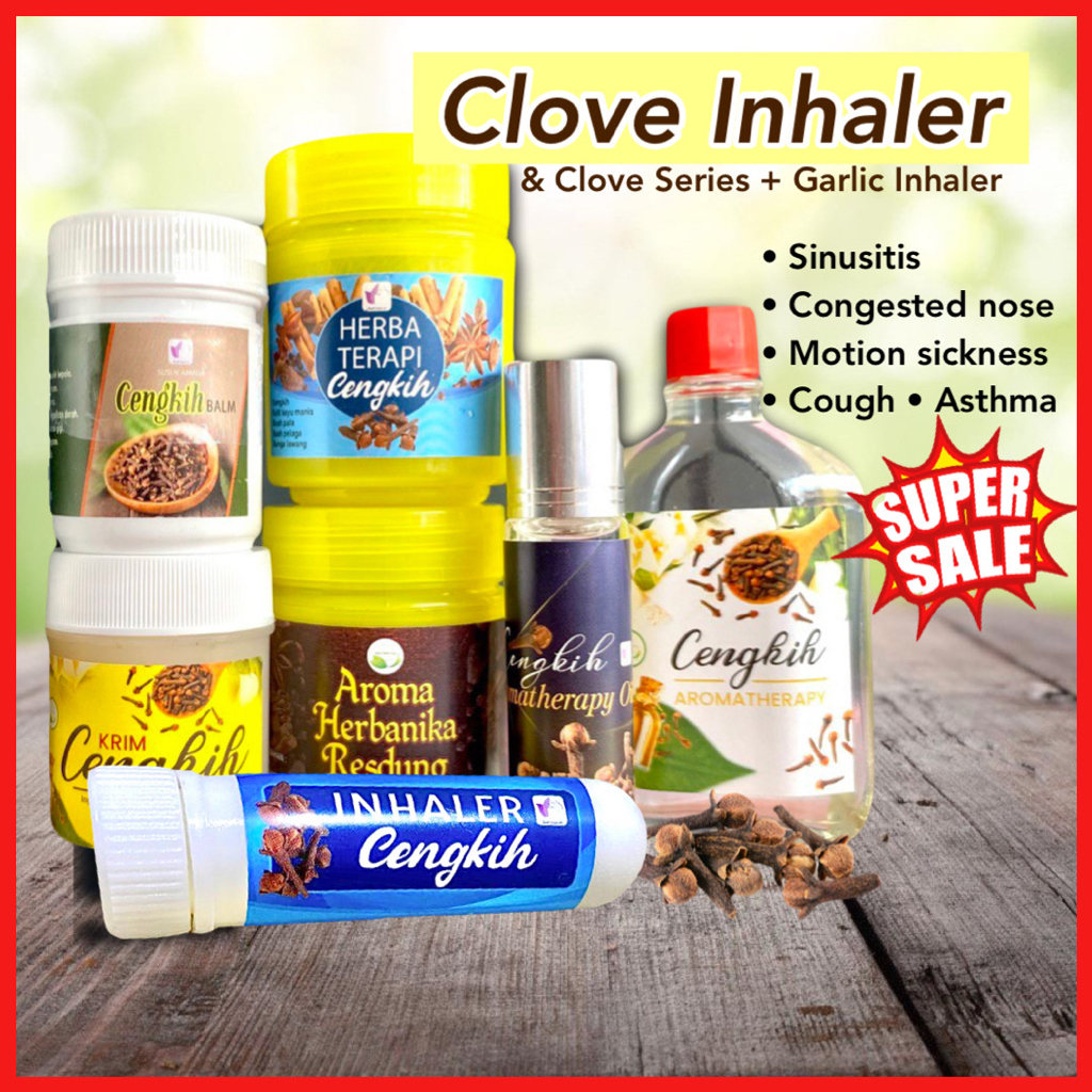 💥HOT SELLING💥 Clove Inhaler (cengkih inhaler), Clove balm (cengkih balm ...