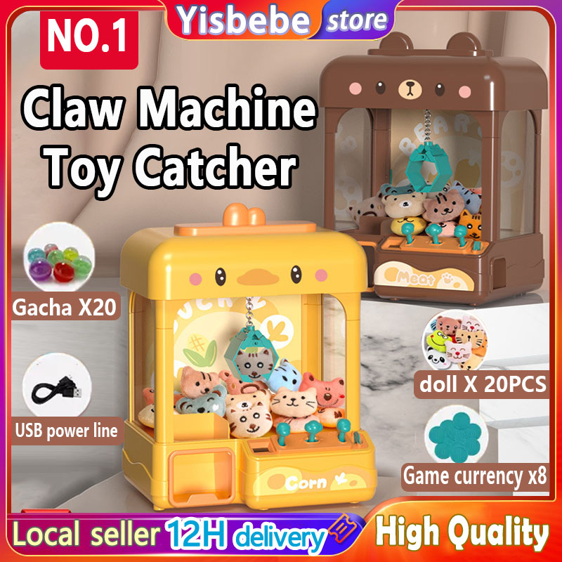 Claw Machine Bear Catcher Toys Children Kids Gifts gachapon machine