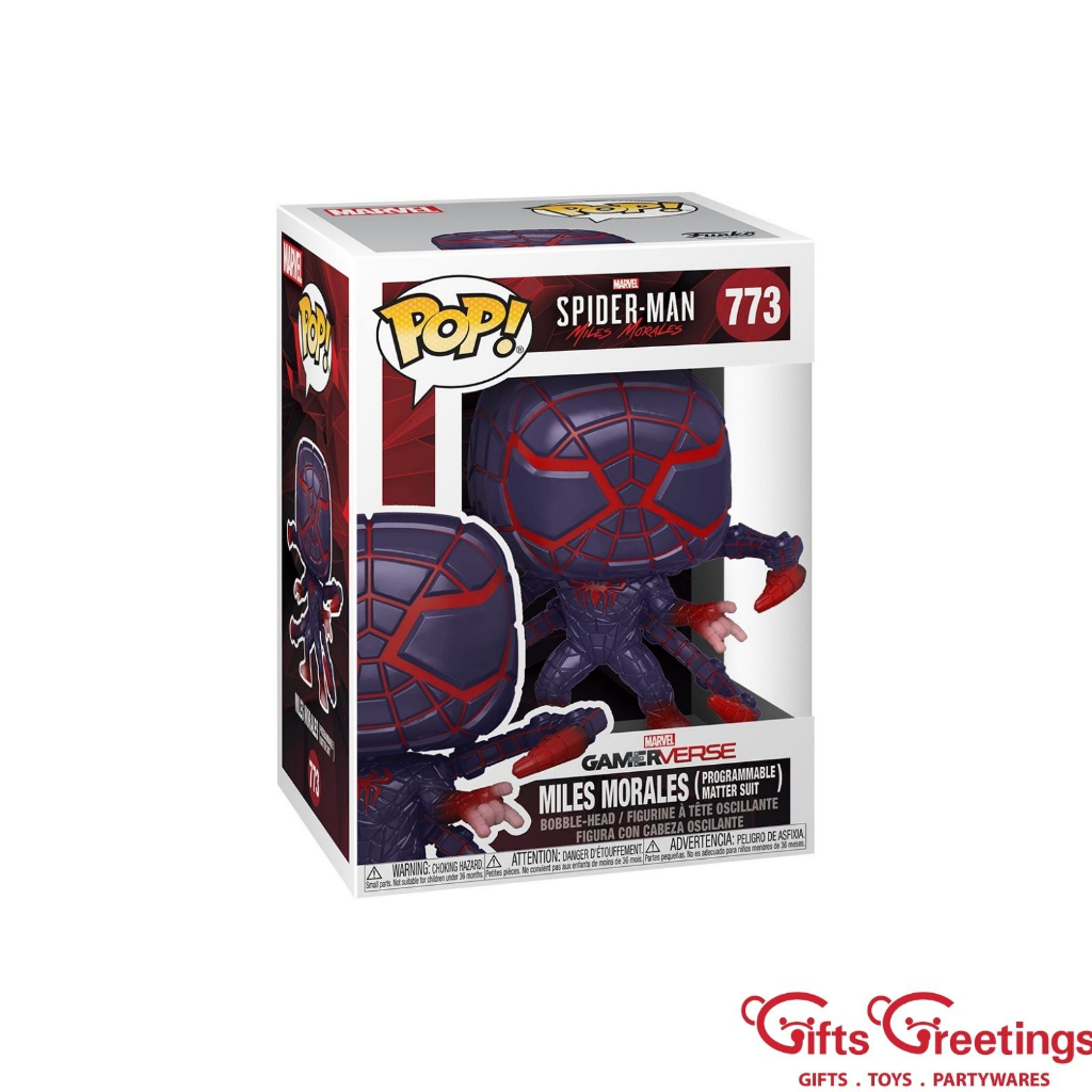 Funko POP Marvel Spider-Man Miles Morales 773 Miles Morales ...