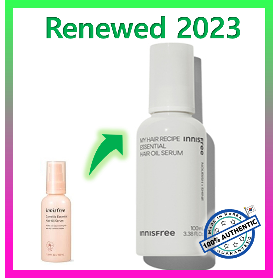 innisfree My Hair Recipe Essential Hair Oil Serum 100mL (2023 AD