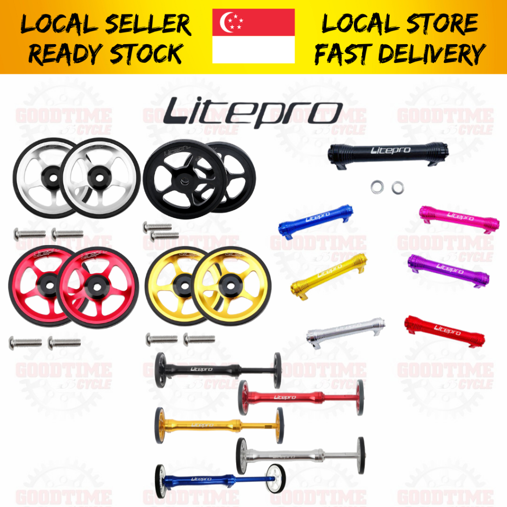 Litepro 60mm Easywheels Ezywheel Telescopic Bar Extension Rod Push ...