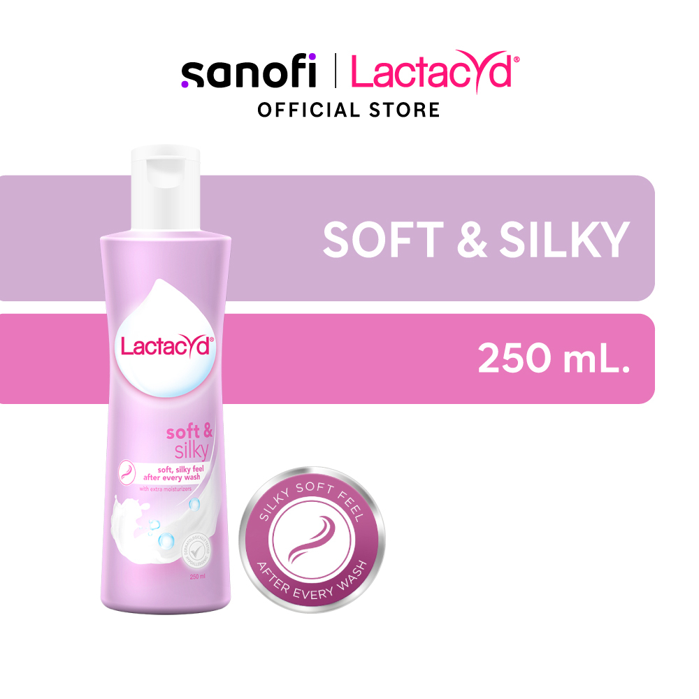 Lactacyd Feminine Wash Soft & Silky Smoothen and Moisturize Skin